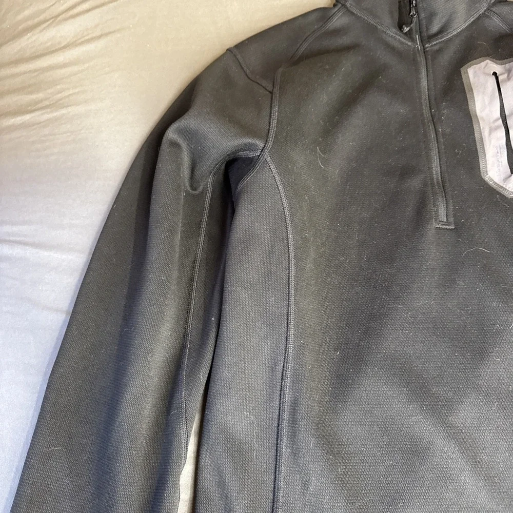 The‎ North Face Quarter-Zip Long-Sleeve Pullover - XL Black Nice TNF Underlayer